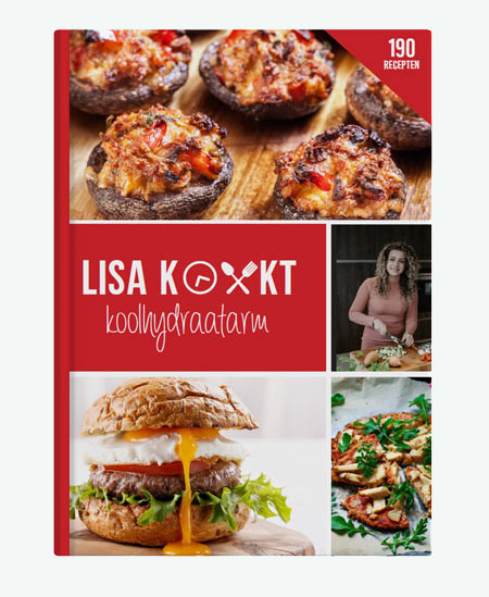 Koolhydraatarm kookboek Lisa kookt koolhydraatarm 1
