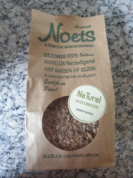 Naturel vezelrijk Noets broodmix verpakking