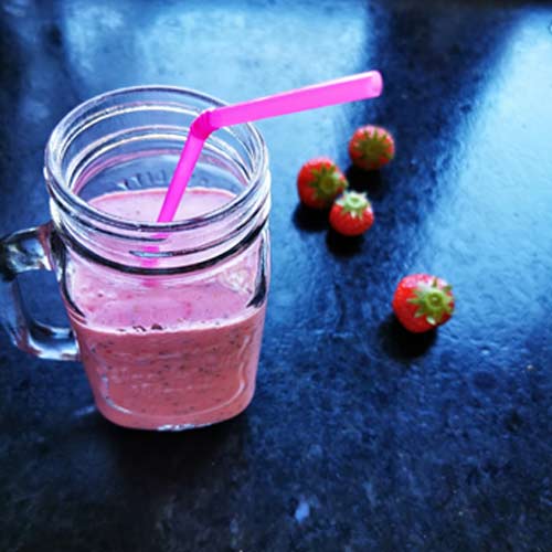 pink smoothie