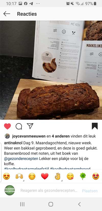 Bananenbrood met noten