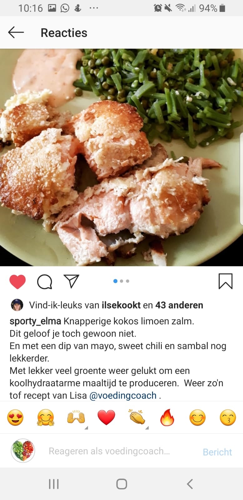 Krokante zalm