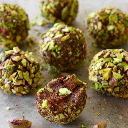Hazelnoot pistache snackballen